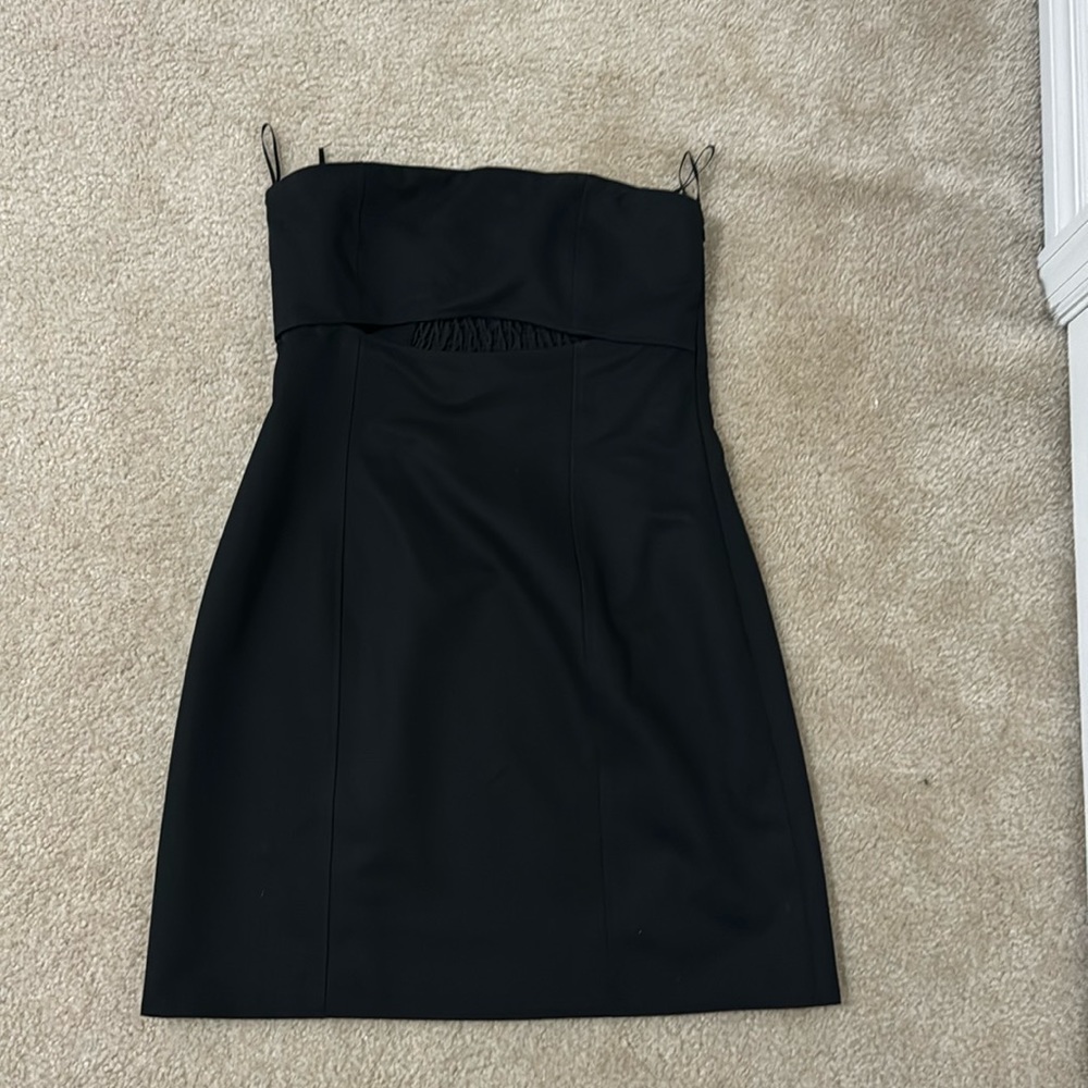 Zara black mini dress size medium